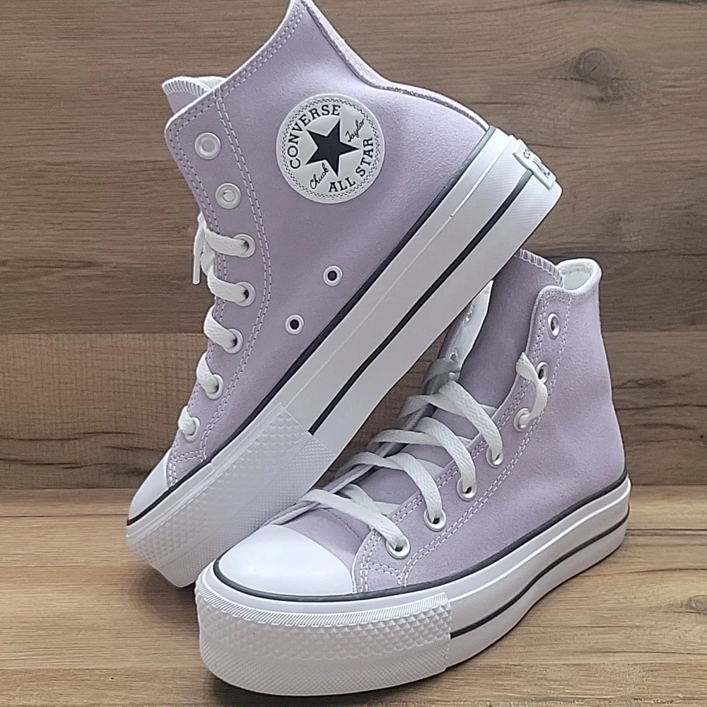 Converse Women's High-Top Sneakers - Light Purple - Picture 2 of 12